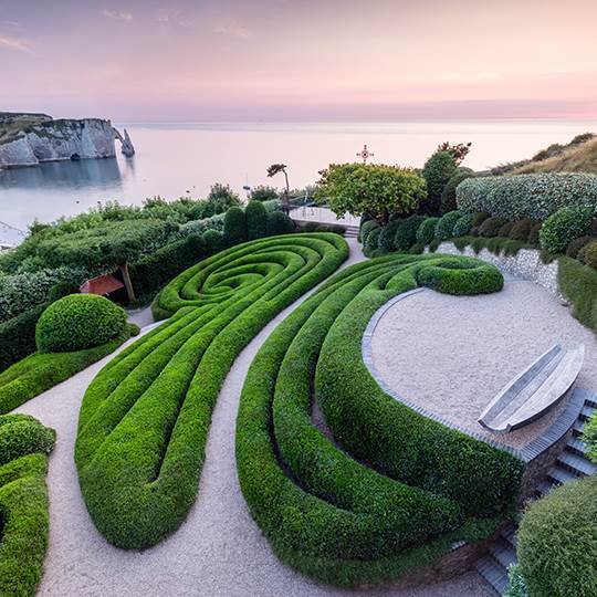 Etretat gardens